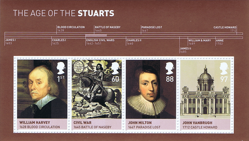 2010 GB - MS3094 - House of Stuart (Part 2) Mini-Sheet MNH